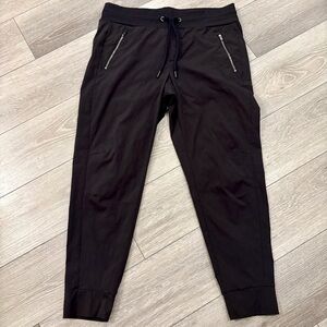 Athleta Black Drawstring Joggers Size 12